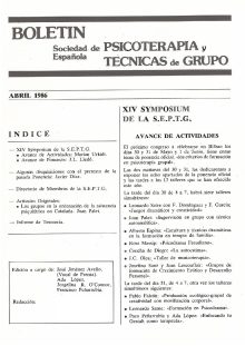 Portada Boletín 1 – 1986